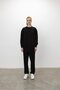 Oversize Basic 3 Thread Diagonal Fabric Non-Rated Long Sweatshirt - 3