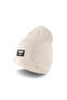 White Unisex Beanie 02283108 Ribbed Classic Beanie