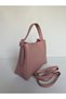 Women's Powder Adjustable Strap Hand Shoulder and Crossbody Bag Stylish Daily Bag Equivalent Bag with Zipper - 3