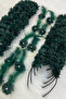 Green Bridesmaid Bracelet and Bridesmaid Crown (Plastic), Henna Night, Bachelorette Party, Bride 20 Pieces - 2