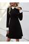 Women's Shirt Collar Mini Imported Crepe Dress