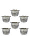 6 Pieces of Embroidered Copper Ehl-I Keyif (Ornaments)