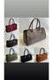 Genuine Suede Leather Women's Hand Shoulder Crossbody Bag - 3