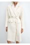 Flap-Closure Belted Coat - 8