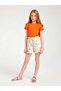 Girl's Cotton Camisole Blouse with Ruffled Sleeves - 3