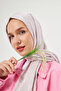 Gi Shine Diagonale شال جاكار - مسحوق ناعم - - 6