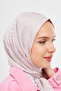 Gi Shine Diagonale شال جاكار - مسحوق ناعم - - 3