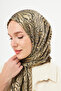 Gi Shine Diagonale Jacquard Shawl - Gold Black -