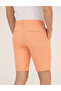 Orange Slim Fit Linen Blend Bermuda Shorts with Elastic Waist 50264863-Vr051 - 7