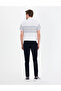 Navy Blue Slim Fit Canvas Trousers 50268892-Vr033 - 4