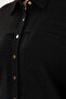 Women's Black Long Sleeve Shirt 50289843 -Vr046 - 7