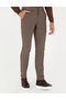 Brown Slim Fit Canvas Trousers 50299557-Vr029 - 2