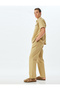 Baggy Pants with Button Chino Pocket Detail - 2