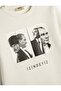 Ataturk Printed Sweatshirt Ribbed Crew Neck - 3