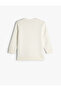 Ataturk Printed Sweatshirt Ribbed Crew Neck - 2