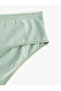 High Waist Hipster Panties with Cotton Texture - 3