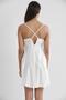 Satin Lace Women's Nightgown and Dressing Gown Set - 4250 Ecru - 7