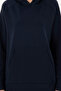 Women's Navy Blue Hooded Sweatshirt 50296944 -Vr033 - 6