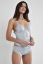 Combed Cotton Athlete Panties Women's Underwear Set - 305 Mist