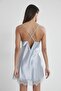 Satin Lace Women's Nightgown - 685 Mist - 4