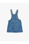 Jile Denim Dress Square Neck Heart Detail Pocket Cotton - 2