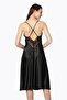Satin Lace Nightgown and Dressing Gown Set - 4370 - 4