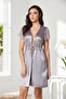 Satin Women's Dressing Gown - 1020 Royal