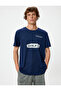 Sports T-Shirt Slogan Printed Short Sleeve Crew Neck - 3