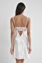 Satin Lace Women's Nightgown - 665 İnci - 3