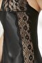 Satin Lace Nightgown and Dressing Gown Set - 4438 - 5