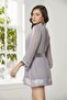 Satin 3-Piece Women's Dressing Gown Set - 2475 Royal - 2
