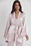 Velvet Satin 3-Piece Women's Pajama Set - 2040