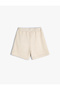 Tweed Shorts with Tie Waist - 2