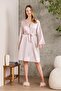 Saten Bride Women's Dressing Gown - 1000 Powder - 2