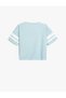 Sports T-Shirt with Print Detail, Color Block, Short Sleeve, Crew Neck - 2