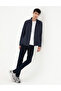 Navy Blue Striped Regular Fit Long Sleeve Shirt 50293947-Vr033 - 4