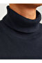 Turtleneck Sweater Solid Color Turtleneck Sweater - 4
