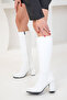 Women's White Boots 17548