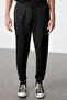 Black Oversize/Wide Cut Hooded Basic Tracksuit Set Tmnaw25Em00000 - 3