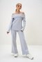 Women's Grimelange Madonna Collar Camisole Blouse and Trousers Set Alc-X13060 - 4