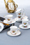 Alessia 6-seater cup set 90 ml