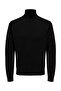 Onsloui Reg 12 Mel Roll Knit Noos 22030071 Black - 4