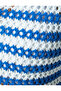 Crochet Polo Neck T-Shirt Crop Short Sleeve Button Detailed - 6