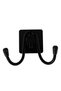 Bathrobe Hanger with 2 Hooks | |   Self-Adhesive | |   Door Hanger Kitchen Cloth Hanger Home Bathroom Metal | |   Strong Adhesive | |   Multi-Purpose Hanger Behind Door Robe Hanger Kitchen Hanger Bathroom Hanger Clothes - 7