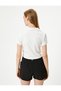 Slim Fit Short Sleeve Crop Polo T-Shirt - 4