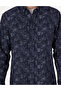 Navy Blue Slim Fit Long Sleeve Shirt 50292130-Vr033 - 6