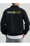 Unisex solo turkish printed half zippered oversize sweatshirt hoodie - 2