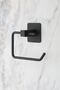 Square Adhesive Black Square Towel Holder Toilet Papercase Square Series - 6