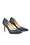 , Women's Genuine Leather Heeled Shoes 1431030Z4292 Navy Blue - 2