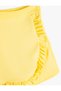 Shorts Skirt Double-Breasted Elastic Waist Ruffle Detail - 3